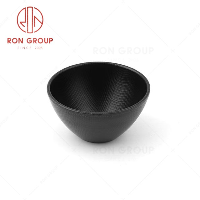 RN0011M00318  Wholesale High Quality Durable Rock Grey Melamine Bowl