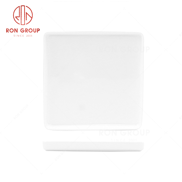 RN0037P06174 Wholesale Classic Simple Design China Bone Square  Plate