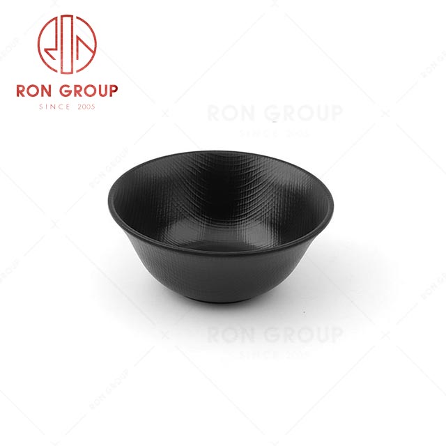 RN0011M00306  Wholesale High Quality Durable Rock Grey Melamine Bowl