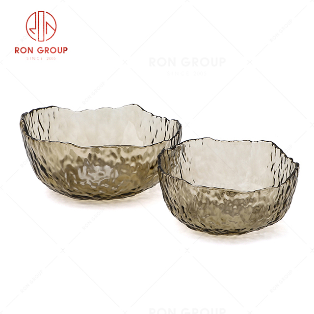 RN0053G00295-96 Hot Selling Unique Design Exquisite Glass  Fruit Plate