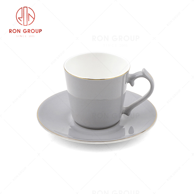 RN0045P00038-39  Hot Selling High Quality  Exquisite Bone China Cup and Plate