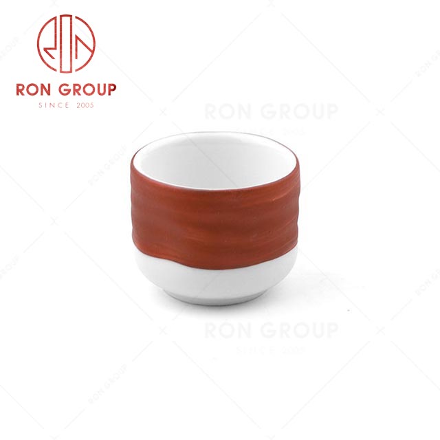 RN0660P00433  Wholesale Unique Design Rose Gold Ceramic Wine Cup