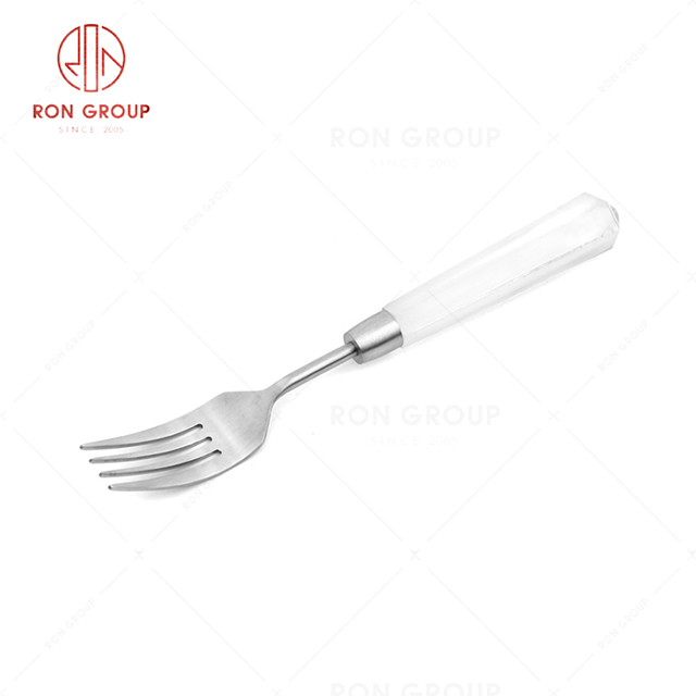 RN0068E00853 Wholesale Unique Design Durable Diamond Handle Stainless Steel Dessert Fork