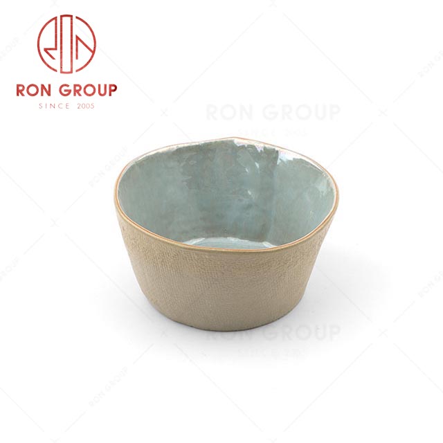RN0041P01398  Wholesale Simple Design Coarse Ceramic Noodle Bowl