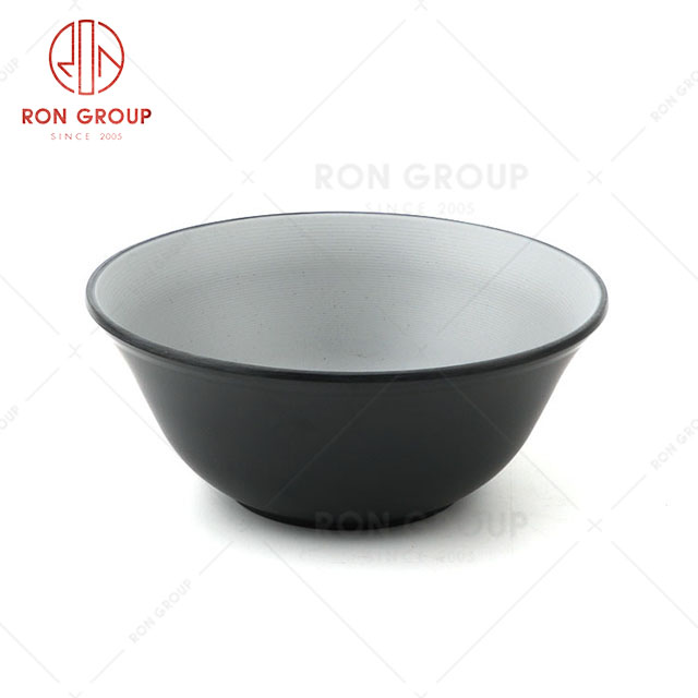 RN0011M02299-300-301 Wholesale High Quality Rock Grey Melamine Bowl