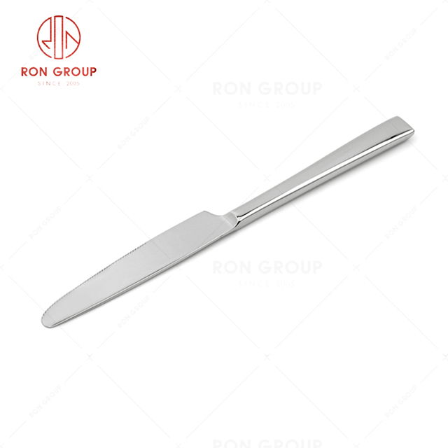 RN0068E00789 Hot Sale Classic Style Simple Design Sturdy and Practical Dessert Knife