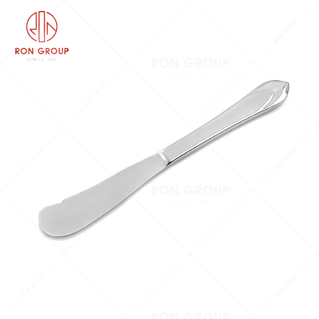 RN0050E01694 Wholesale High Quality Exquisite and Practical Silver Stainless Steel Butter Knife