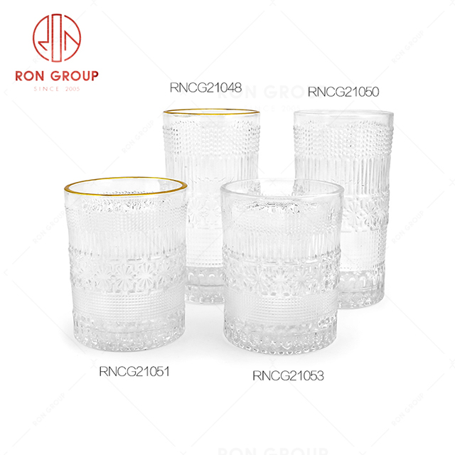 High quality thickened heat-resistant restaurant tea water cup bar wine cup phnom penh glass
