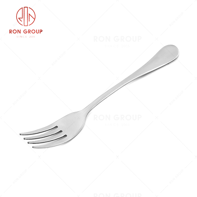 RN0050E01924 Wholesale High Quality Exquisite and Practical Silver Stainless Steel Dessert Fork