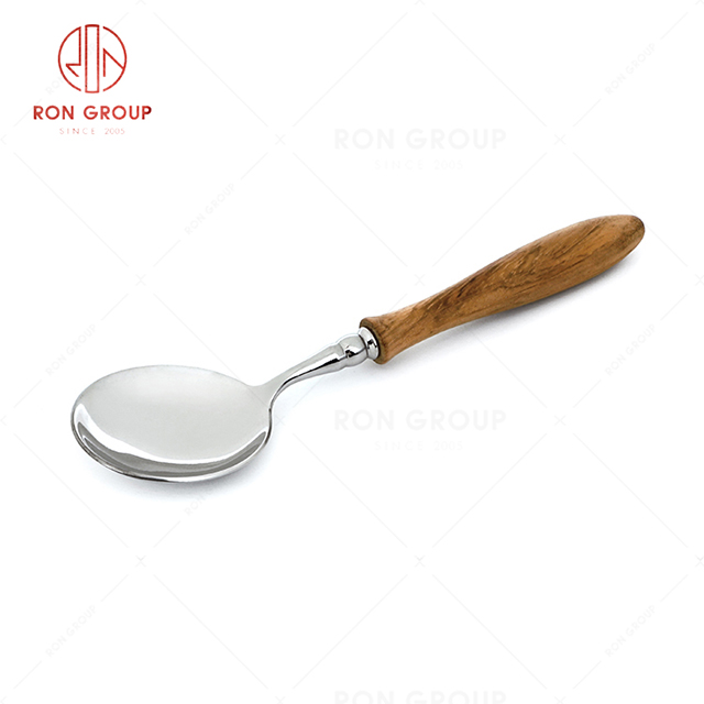 RN0178E00251 Hot selling high quality stainless steel cutlery Sakura series-- Soup Spoon