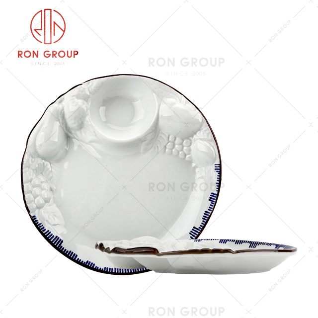  wholesale cheap price top quality meal cuisine plate for fine dining restaurant