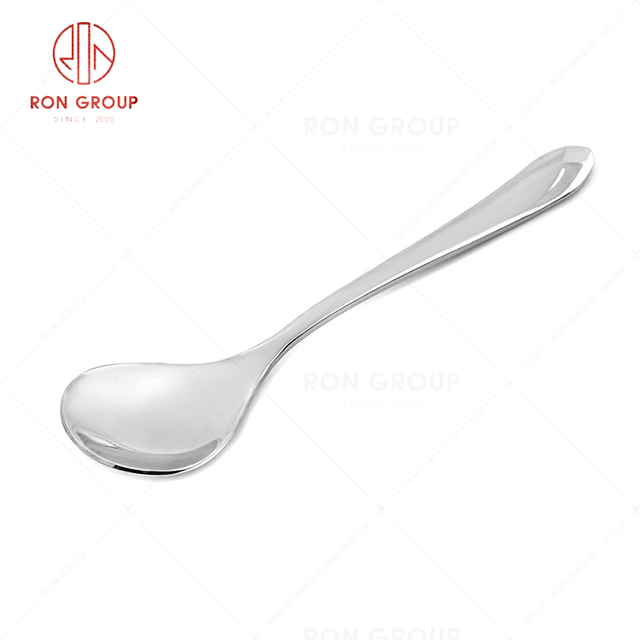 RN0050E01698  Wholesale High Quality Exquisite and Practical Silver Stainless Steel Egg Spoon