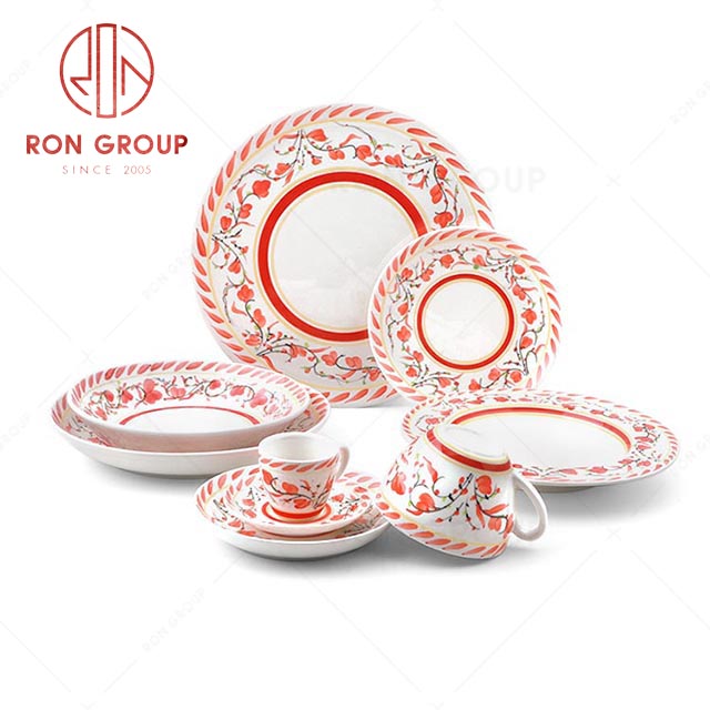 Premium Customized Hand-painted Restaurant Ceramic Tableware