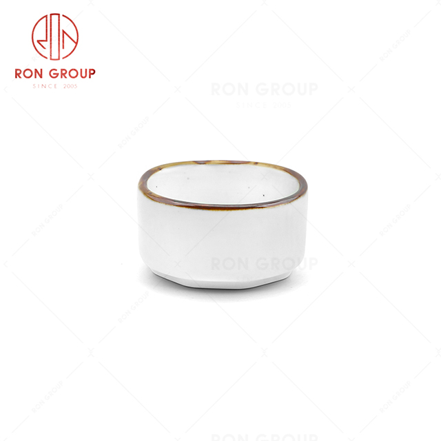 RonGroup New Color Chip Proof  Collection Cream White  -  Ramekin 