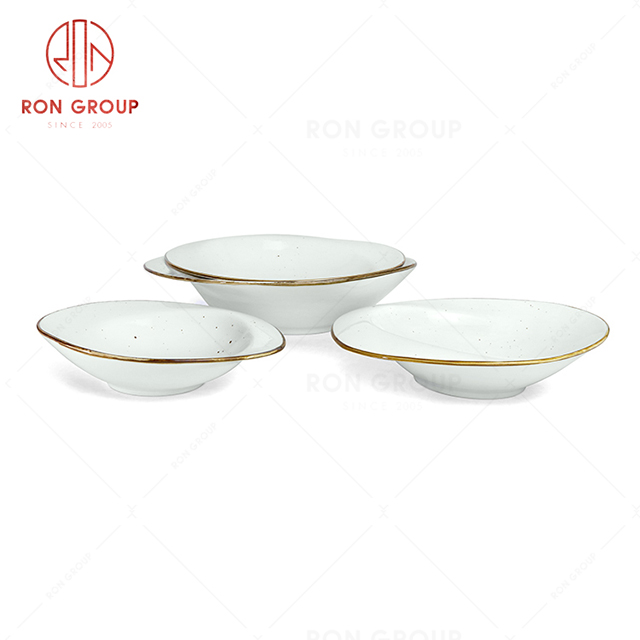 RonGroup New Color Chip Proof  Collection Misty White Bule -  Odd Soup Bowl