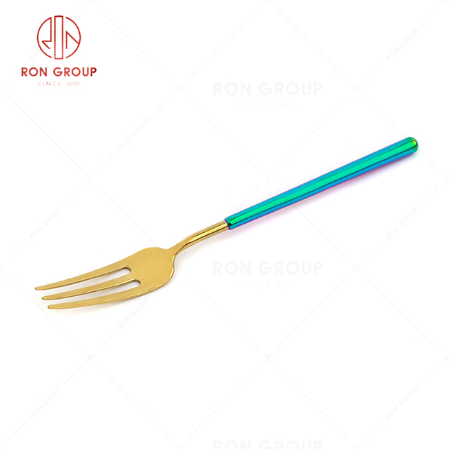 RN0178E00208 Hot Sale High Quality Exquisite Stainless Steel Cutlery Maya Series -- Three-toothed Fork