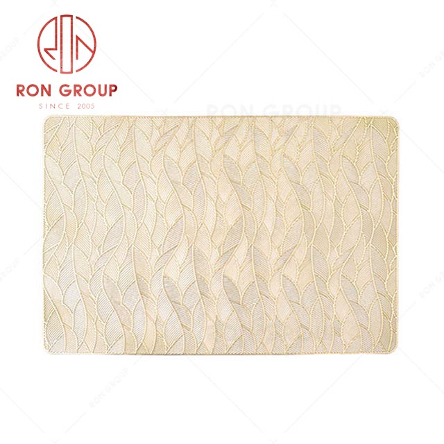 RN0610S00023  Hot Selling High Quality Exquisite and Durable Rectangular PVC Placemat