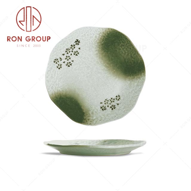 RN0039P02656 Wholesale Classic Japanese Style Porcelain Round Plate