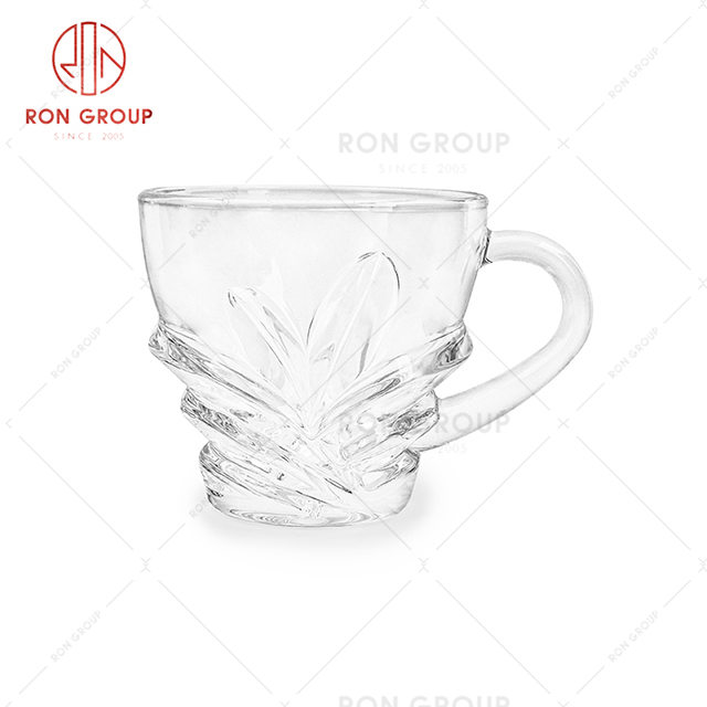 Exquisite relief design high-end restaurant cup hotel dinner water glass beer cup