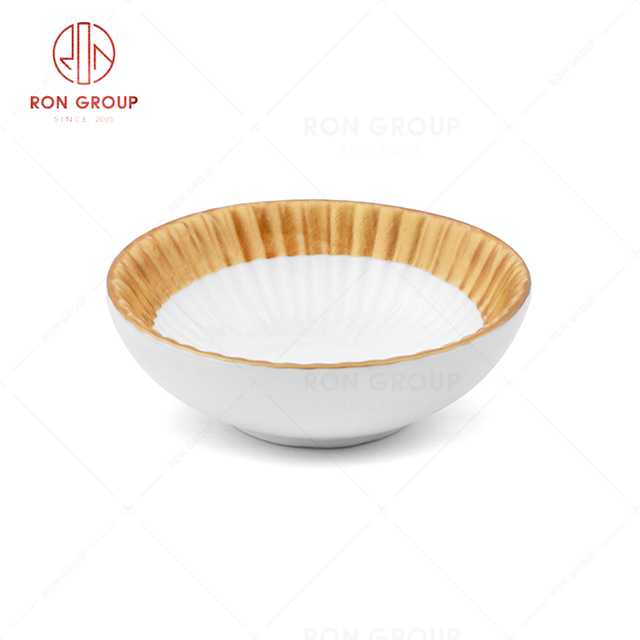 RN0660P00011 Wholesale High Quality Exquisite and Elegant Porcelain Sauce Dish