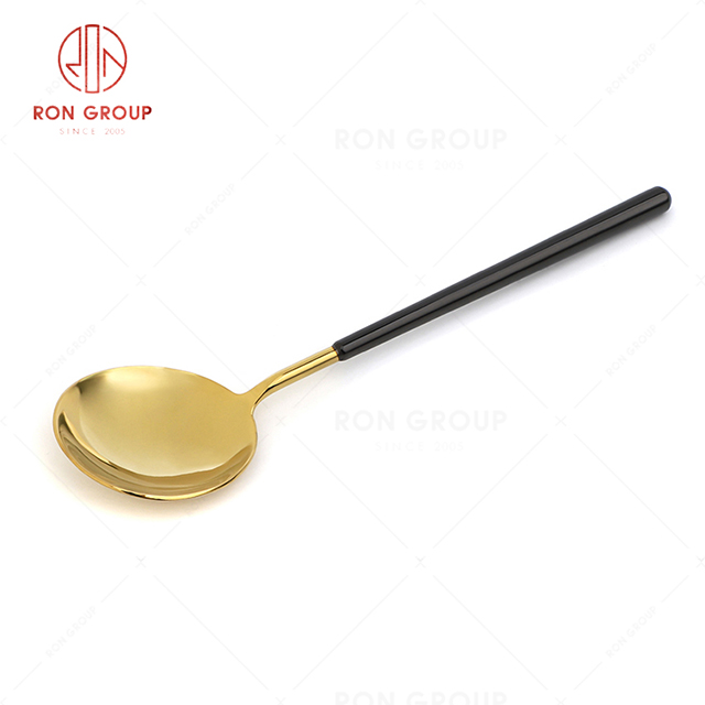 RN0178E00202 Hot Sale High Quality Exquisite Stainless Steel Cutlery Maya Series --  Soup Spoon 