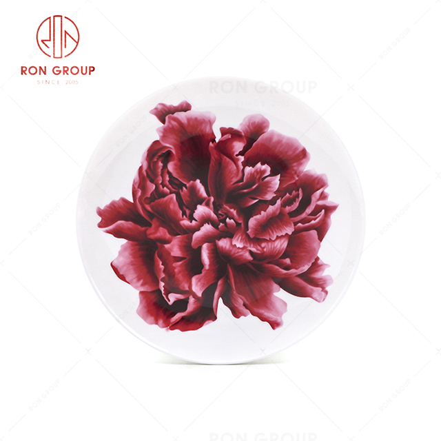 RN0203P00128 High-end Classic Chinese Style Flower Plate