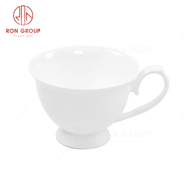 RN0037P06177 Wholesale Classic Simple Design Bone China Coffe Cup