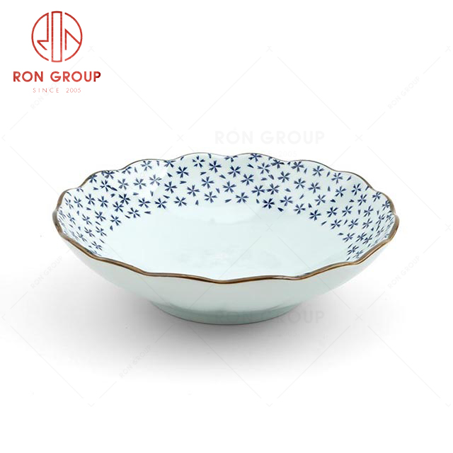 RNPS103FX-104-105-106-108 Wholesale High Quality Exquisite Porcelain Deep Soup Plate