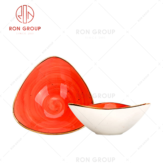 French Collection Hand-Color Red Plate 1031