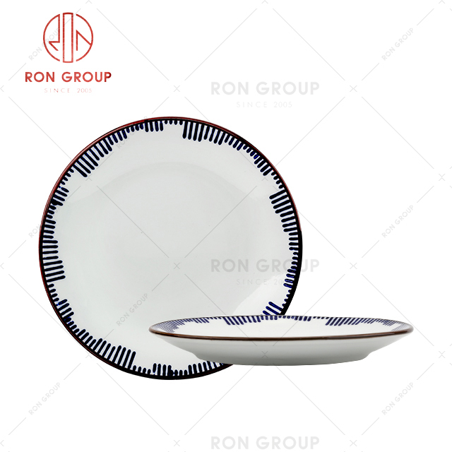 wholesale asian style white dinner plate cheap wholesale good price ceramic dishes plates