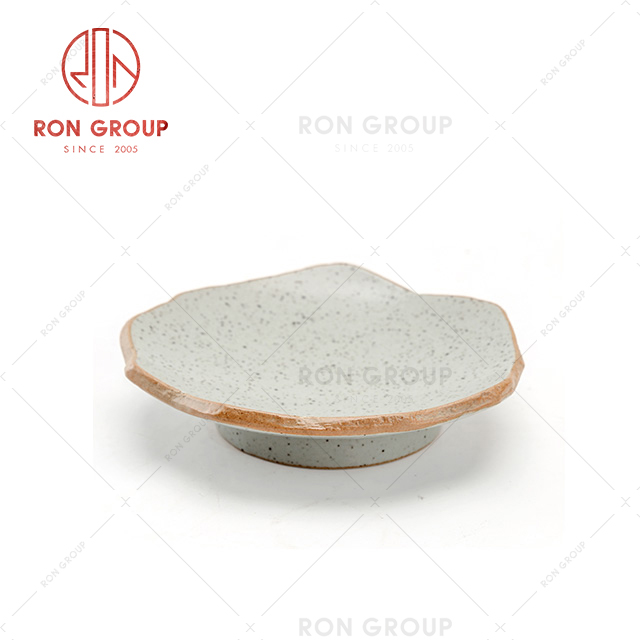 restaurant one stop service high quality durable ceramic table plate