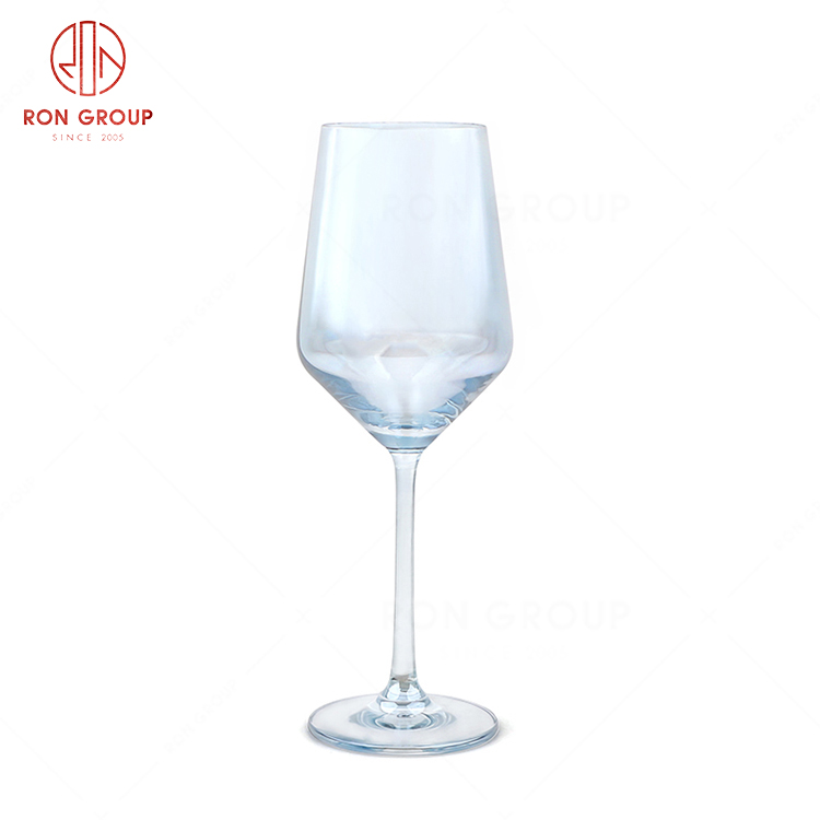 RN0567G00069 Hot Sale Unique Design King Blue Glass Goblet