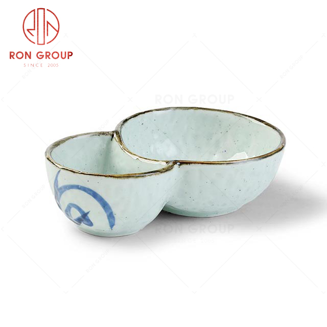 RNPCS097HL Wholesale High Quality  Ceramic Gourd Bowl