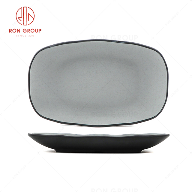 RN0004M00047-50 Hot Sale High Quality Practical Melamine Oval Long Plate 