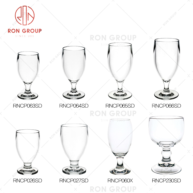 Multi specification model restaurant drink ware hotel affordable wine beverage cup goblet