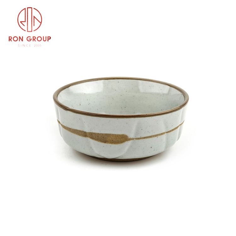 wholesale Asian style ceramic bowls for restaurant Japanese Korea style ceramic tableware set