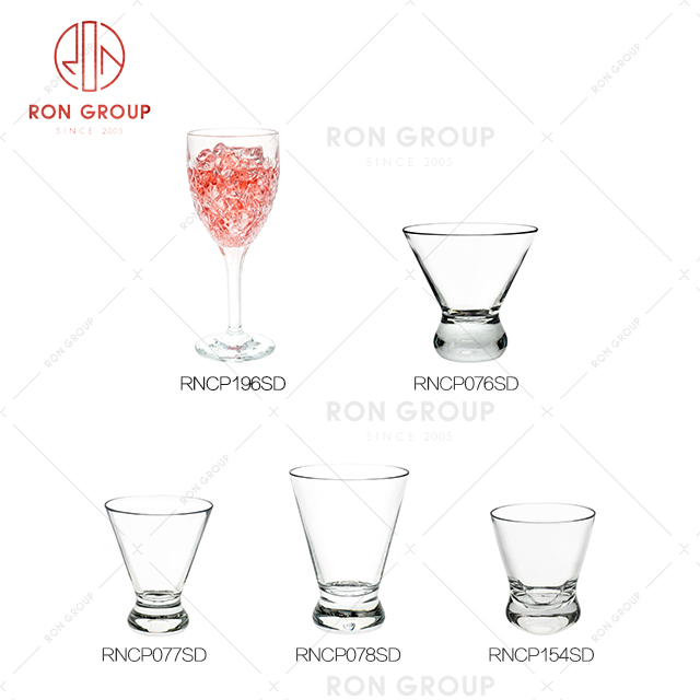 Restaurant party drink ware high level hotel event juice wine ice cream cup