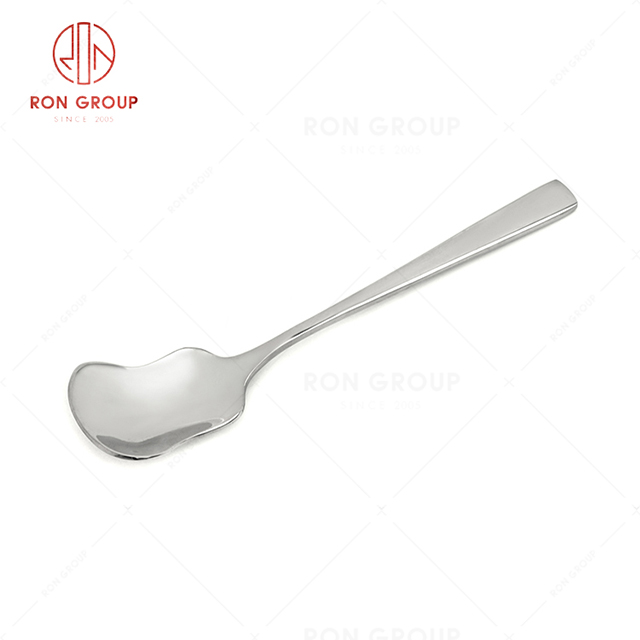 RN0178E00413 Hot Sale High Quality Silver Stainless Steel Cutlery New Era Series-- Ice Cream Spoon