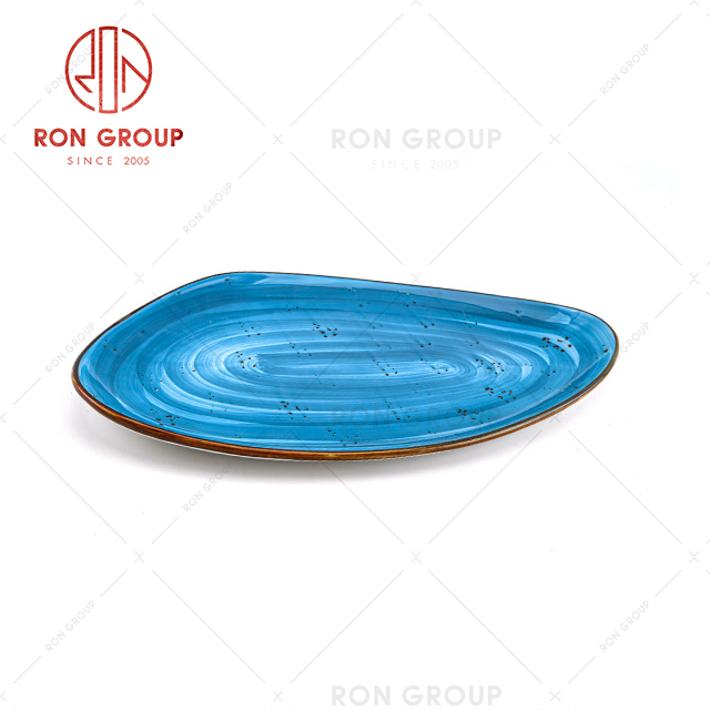 blue dinner premium crockery  plates sets