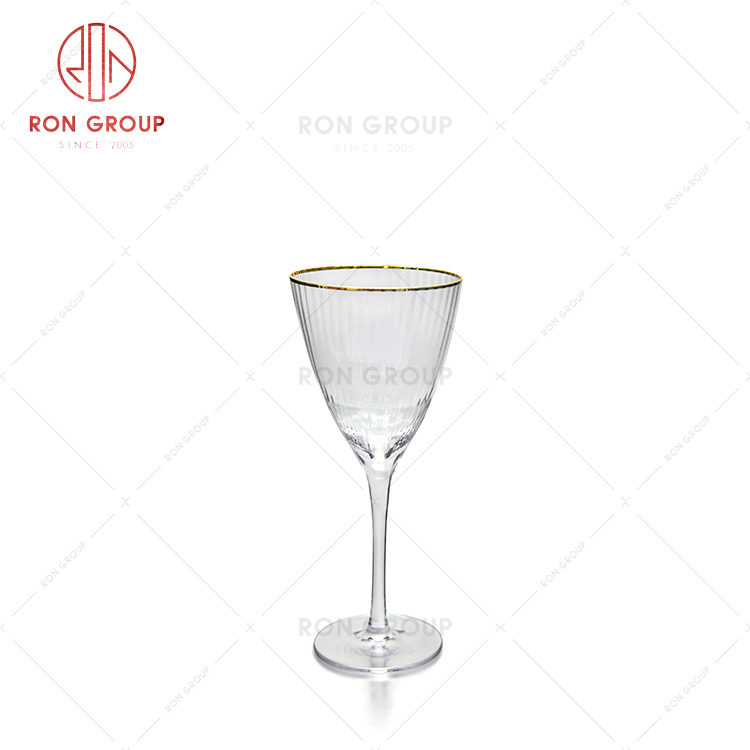 Wholesale factory high quality restaurant drinkware wedding wine cup goblet