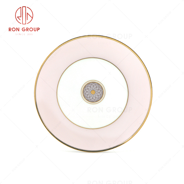 RN0203P00055 Hot Sale High Quality Exquisite Bone China  Round Plate