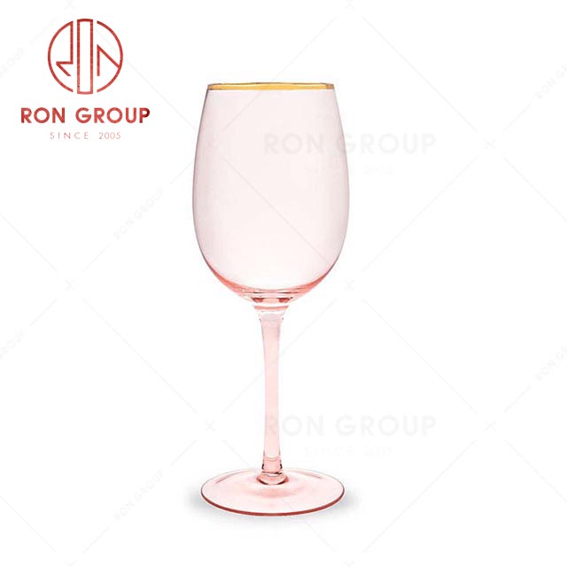 RN0048G00035 Wholesale Classic Gold Rim White Wine Glass