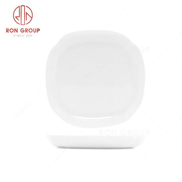 RN0037P06234-35-36 Wholesale High Quality Pure White Bone China Deep Plate