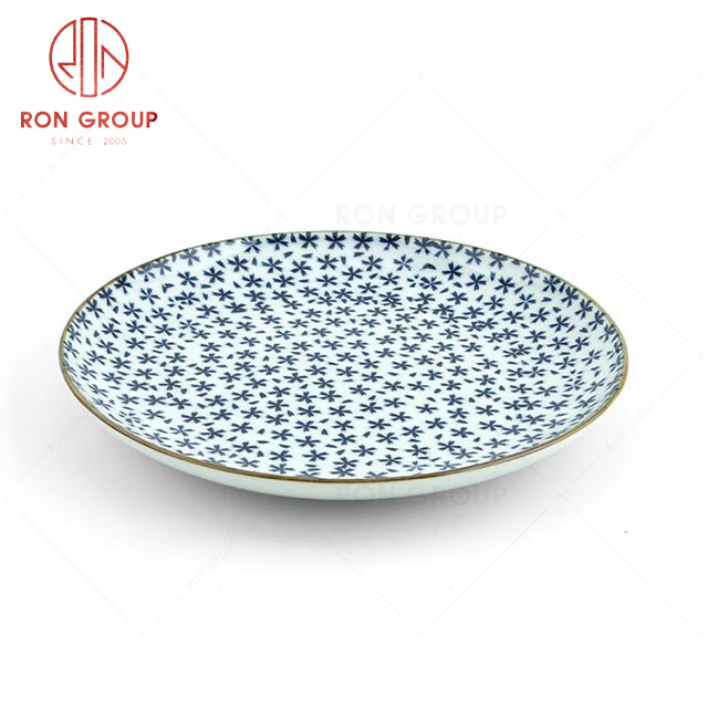 RNPS007FX Wholesale High Quality Exquisite Ceramic Round Dish