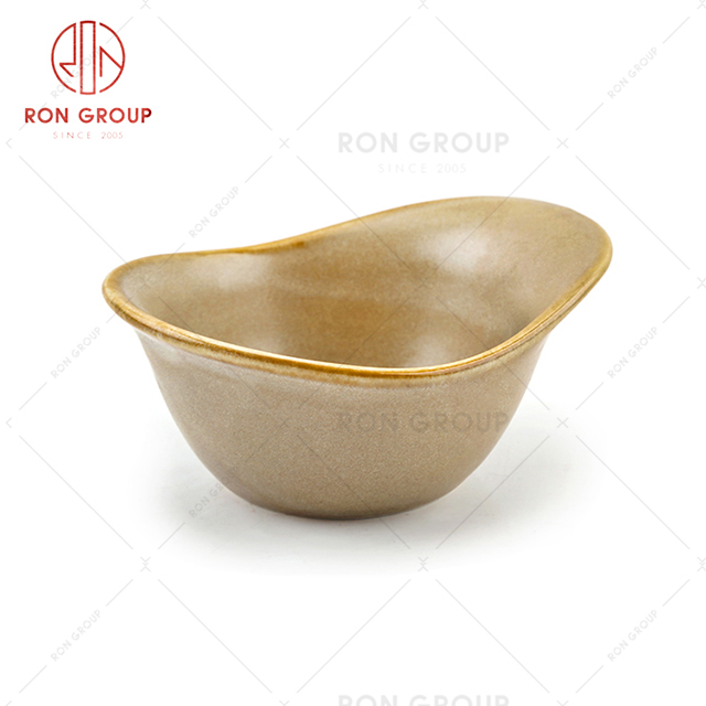 China wholesale retail top quality custom ceramic snack bowl in stock retail restaurant dinnerware