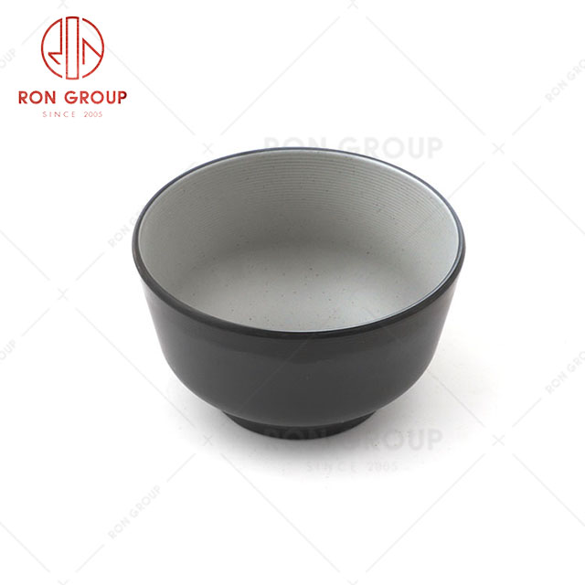 RN0011M02298 Wholesale High Quality Rock Grey Melamine Bowl