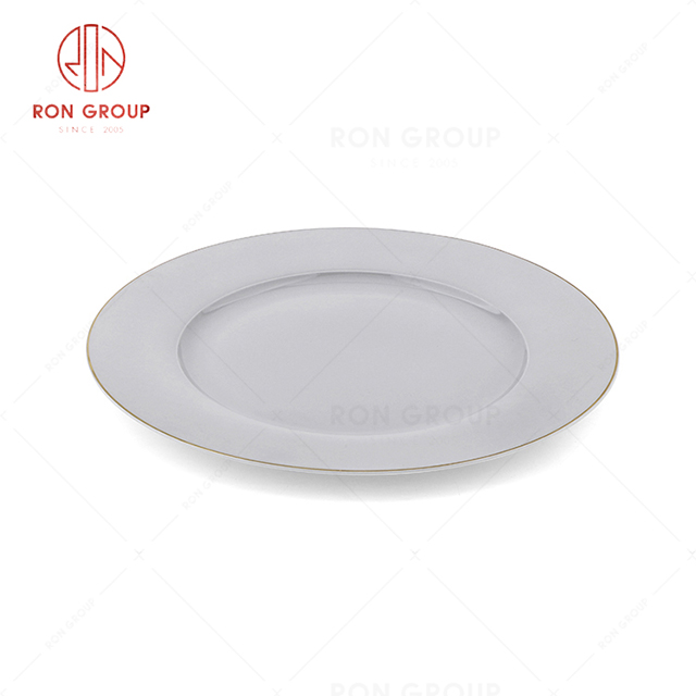 RN0045P00035  Hot Selling High Quality Exquisite Bone China Flat Plate