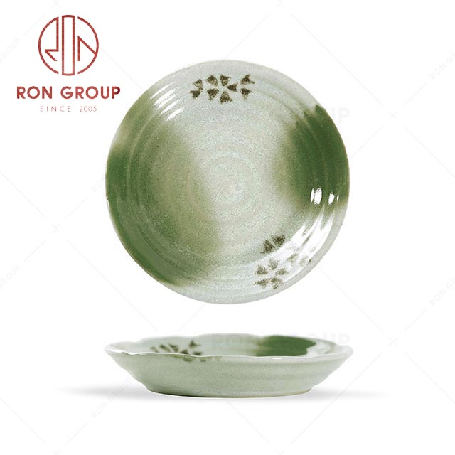 RN0039P02649  Wholesale Unique Design Exquisite Porcelain Round Plate