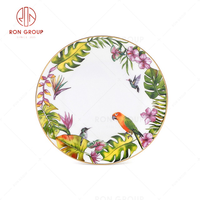 RN0203P00059 Wholesale High Quality Exquisite  Bone China  Plate