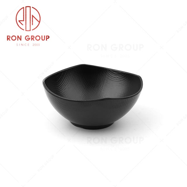 RN0011M00308  Wholesale High Quality Durable Rock Grey Melamine  Bowl